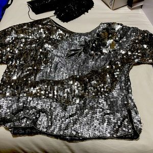 Sparking top vintage 80s